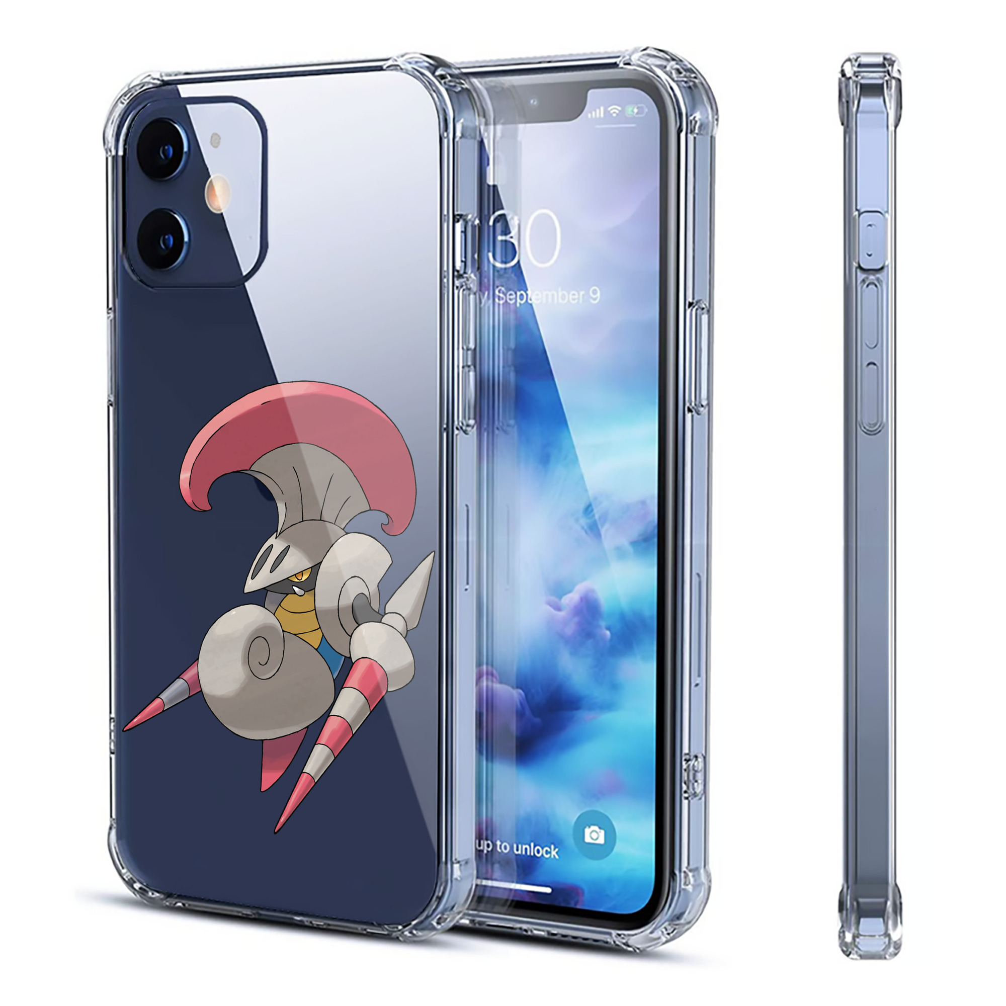 （画像用） ポケットモンスター Pokémon 【iPhone 12シリーズ対応】透明スマホケース（クリアソフトケース）